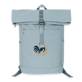 Rooster Sun Folk Art - Laptop Backpack - ice blue - Front