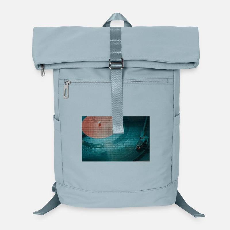 Schallplattenspieler im Dreicksmuster Laptop-Rucksack 