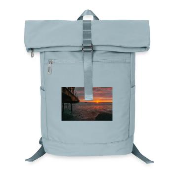 Sunrise Saltburn Pier at Quiet Shore - Laptop Backpack - ice blue - Front