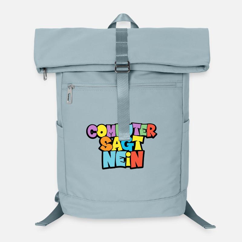 Bunte Computer Sagt Nein Grafik Laptop-Rucksack 