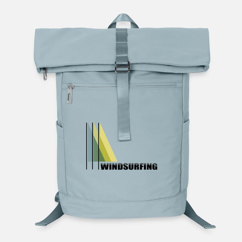 Lettrage de planche à voile avec graphiques Sac à dos ordinateur