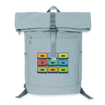 Retro Kassetten in Farbe - Laptop-Rucksack  - Eisblau - Vorne