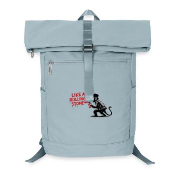 Wie ein Rolling Stone Monkey - Laptop-Rucksack  - Eisblau - Vorne