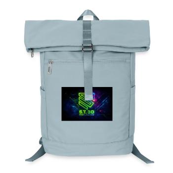 S.T.3D Art au laser néon - Sac à dos ordinateur - bleu glacier - Devant