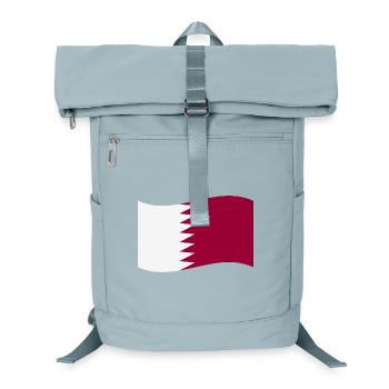 Qatar flag - Laptop Backpack - ice blue - Front