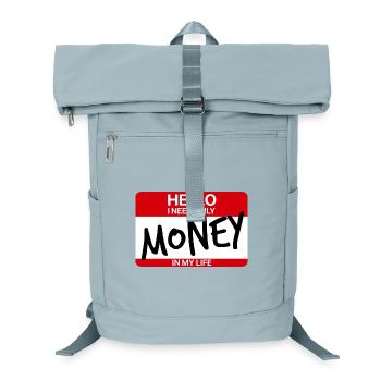 BONJOUR, J’AI JUSTE BESOIN D’ARGENT - Sac à dos ordinateur - bleu glacier - Devant