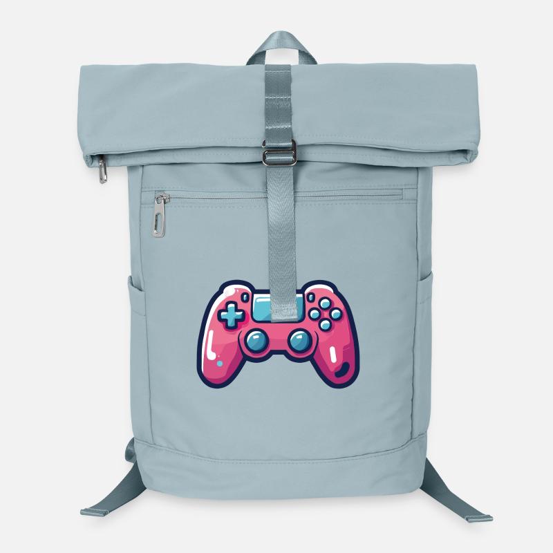 joueur, passion jeu vidéo, manette de jeu Sac à dos ordinateur