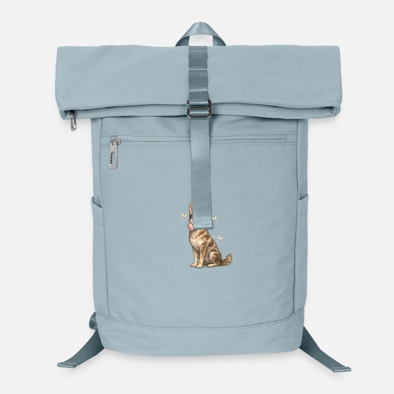 Chien amical avec de l’éclat papillon Sac à dos ordinateur