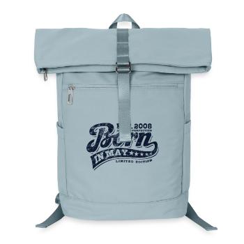 Born in May 2008 - Birthday - Gift - Laptop Backpack - ice blue - Front