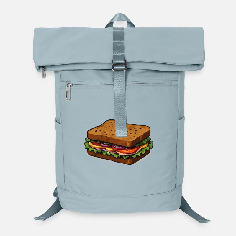 Sandwich Illustration Laptop-Rucksack 