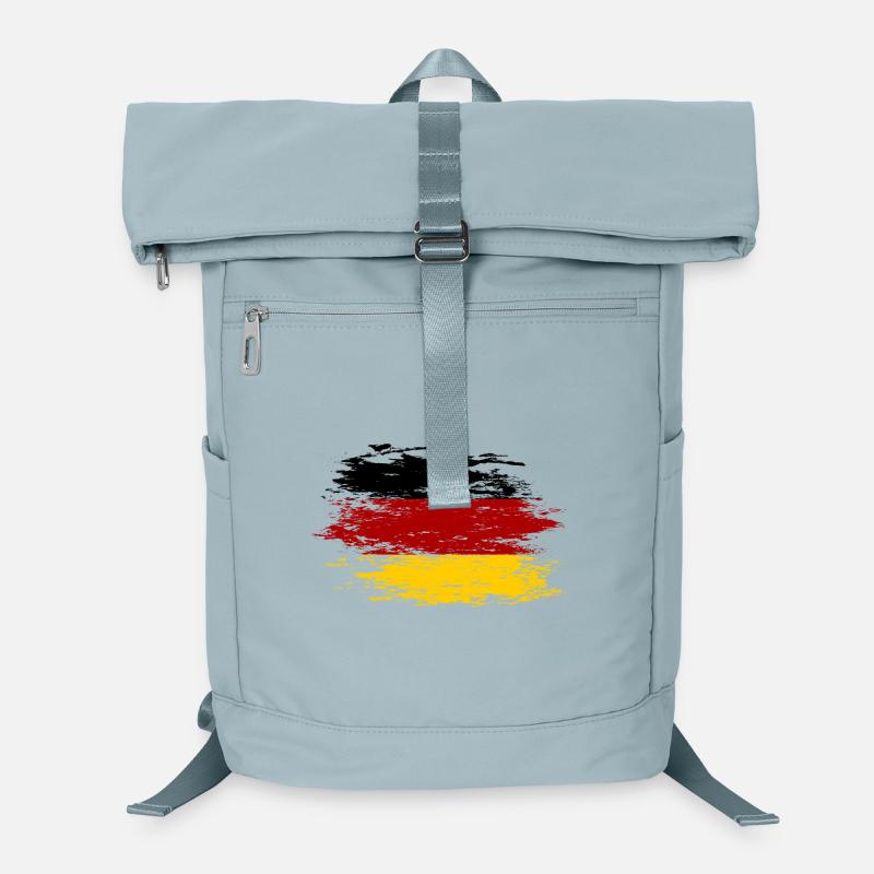 Deutschland Flagge used Laptop-Rucksack 