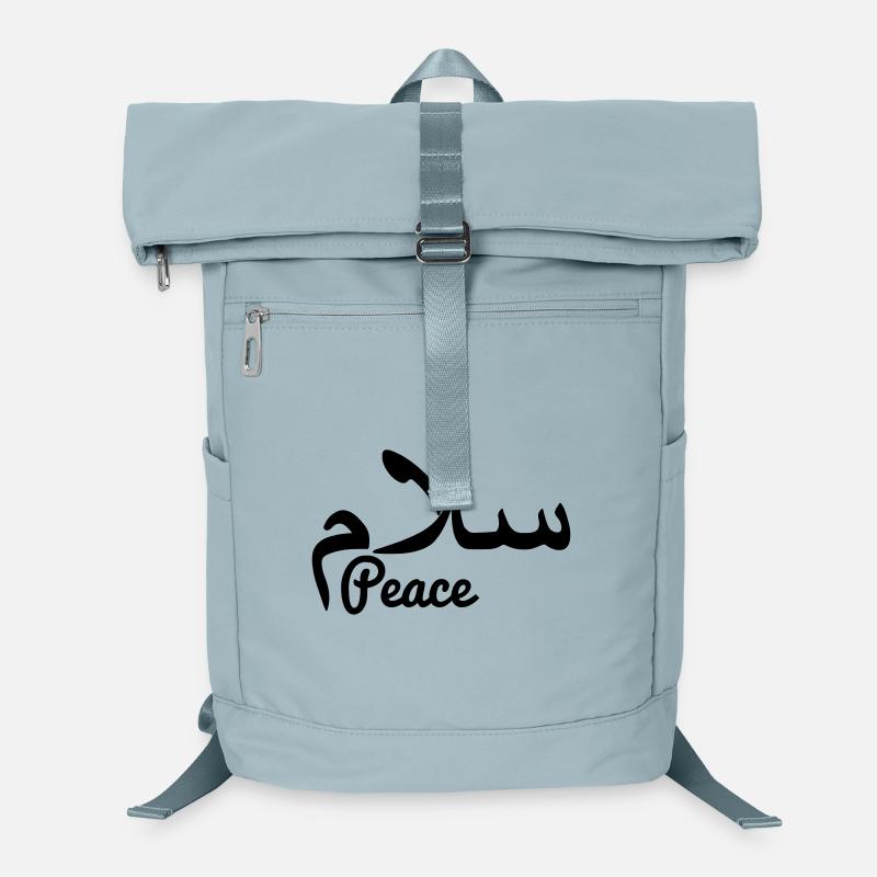 Arabischer Friedenstext Frieden Laptop-Rucksack 