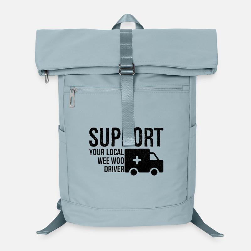 support your local wee woo driver Laptop-Rucksack 