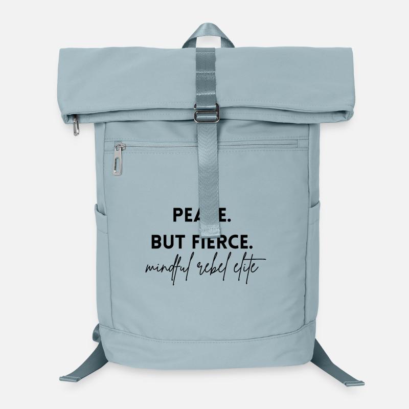 Paix - mais féroce. L’élite rebelle consciente Sac à dos ordinateur