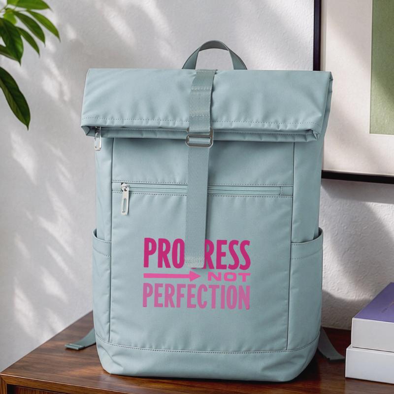 Le progrès, pas la perfection Le progrès compte Sac à dos ordinateur