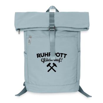 Ruhrpott Glück Auf Ruhrgebiet - Laptop-Rucksack  - Eisblau - Vorne