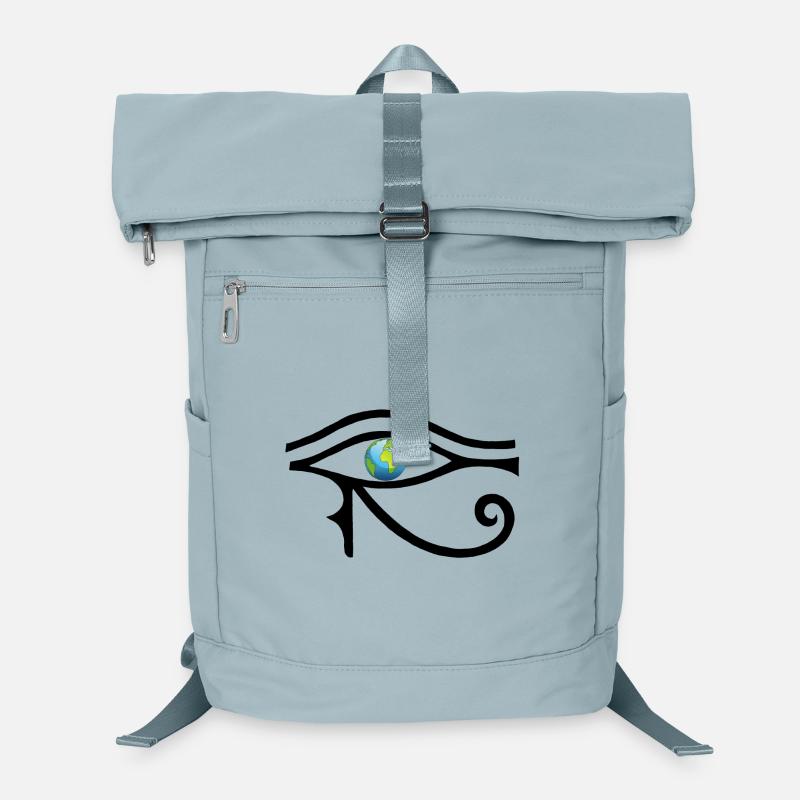 Regard sur le monde (noir) Sac à dos ordinateur