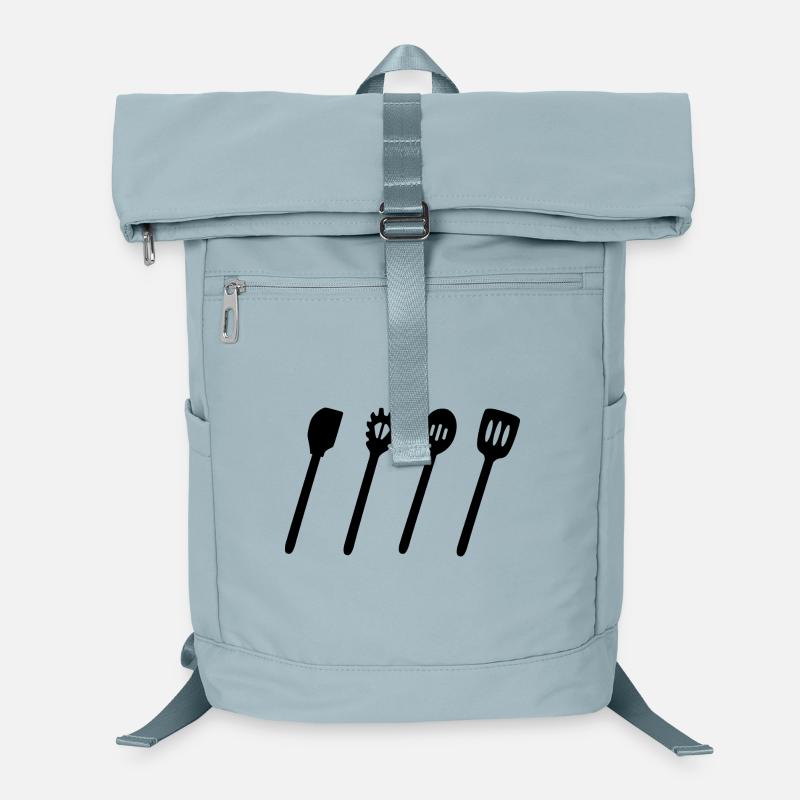 Ensemble de cuillères en bois Sac à dos ordinateur