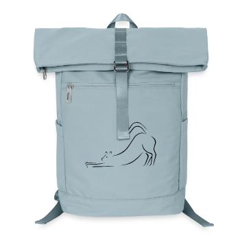 cat - Laptop Backpack - ice blue - Front