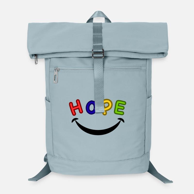 HOPE - Laptop-Rucksack  - Eisblau