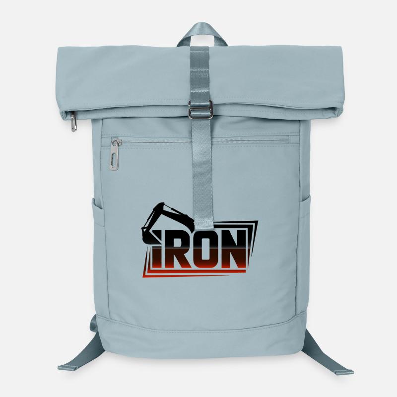 Crimson Gradient Fettes Wortzeichen mit Rahmen Laptop-Rucksack 