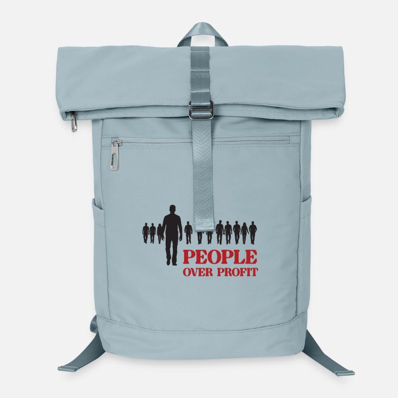 Menschen vor Profit Laptop-Rucksack 