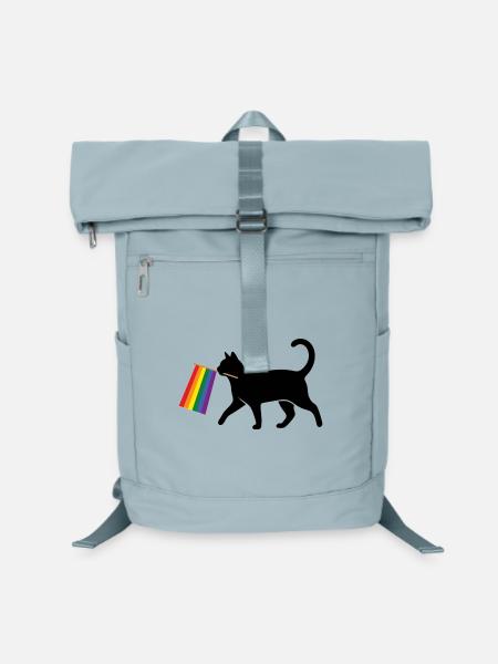 Pride Month LGBT – Ally Cat - Laptop-Rucksack - Eisblau