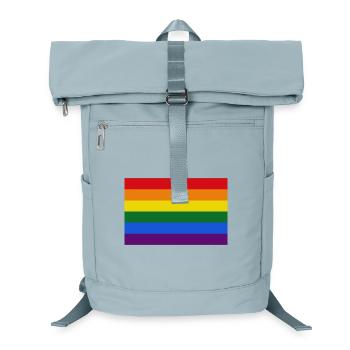 Drapeau arc-en-ciel gay - Sac à dos ordinateur - bleu glacier - Devant