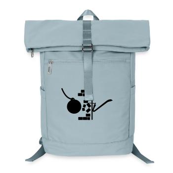 Abrisskugel Abschlepper - Laptop-Rucksack  - Eisblau - Vorne