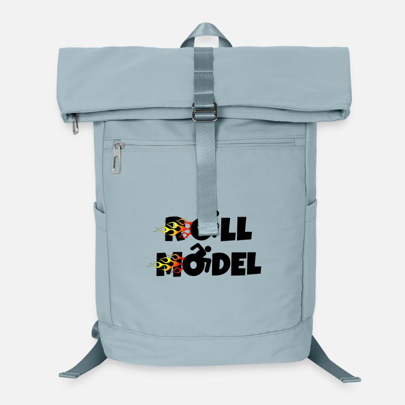 Jeder Rollstuhlfahrer ist ein Rollenmodell. Flammen* Laptop-Rucksack 