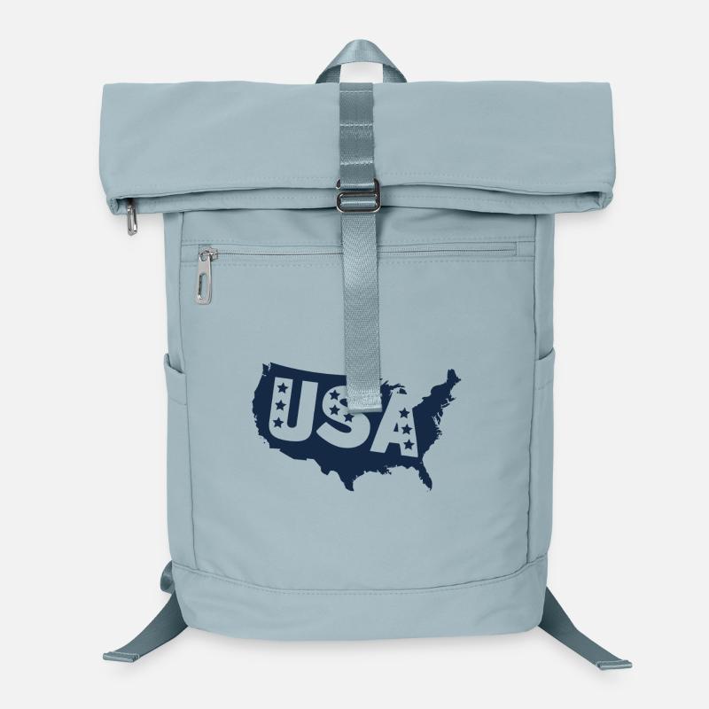 United States Map with Stars Laptop Backpack