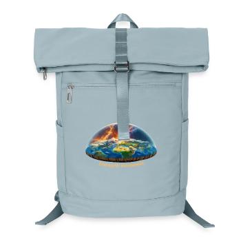 Flat earth movement - Laptop Backpack - ice blue - Front