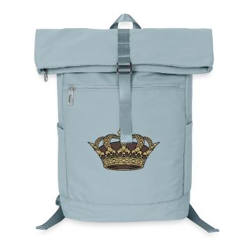 Royal Crown Gold Antique Majesty Vector - Laptop Backpack - ice blue - Front