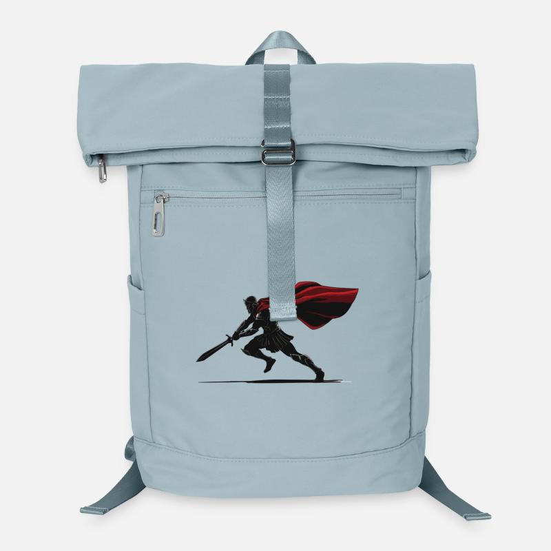 Guerrier Spartiate Ombre Epée Mascotte Warrior Sac à dos ordinateur