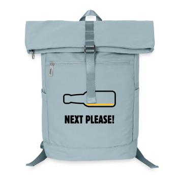 Next Please! (Bier / Bierchen / POS 2C) - Laptop-Rucksack  - Eisblau - Vorne
