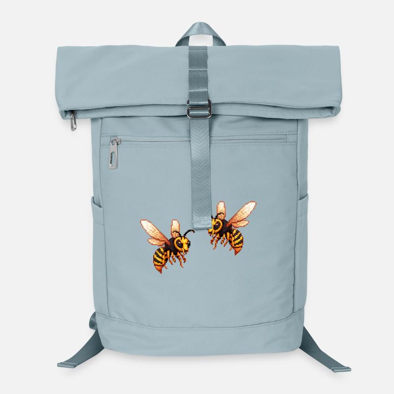 Pixel Hornisse Biene Laptop-Rucksack 