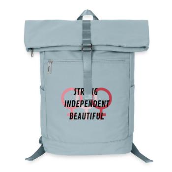 Stark Unabhängig Wunderschön - Laptop-Rucksack  - Eisblau - Vorne