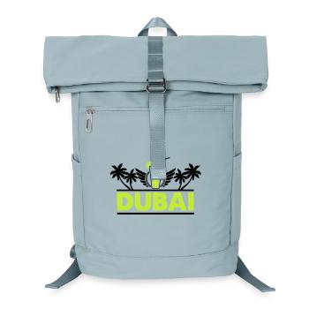 Dubai Lime Drink Neon Logo - Laptop Backpack - ice blue - Front