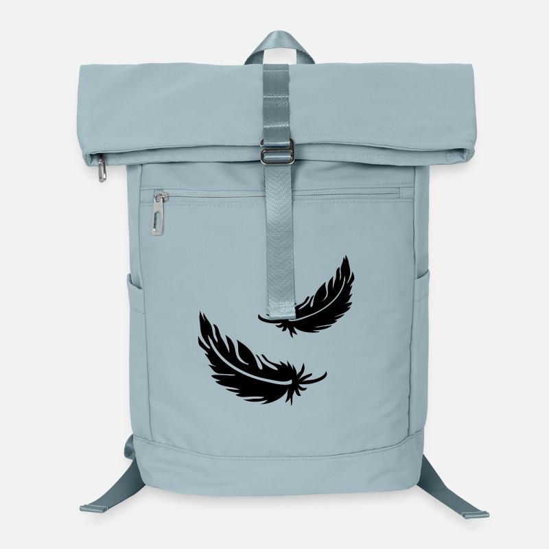 Deux plumes volantes Sac à dos ordinateur