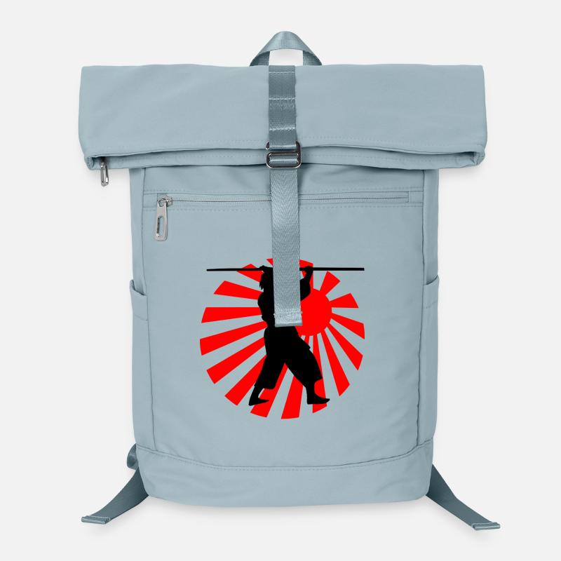 Gardez le logo Kobudo avec un bo au-dessus Sac à dos ordinateur