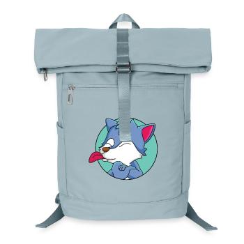 Cheeky little wolf - Laptop Backpack - ice blue - Front