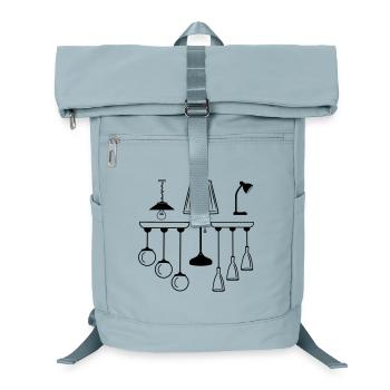 Sammlung von Lampen und Beleuchtung - Laptop-Rucksack  - Eisblau - Vorne