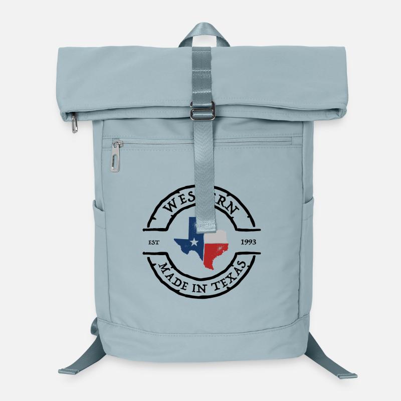 Lone Star Texas Flag Outline Laptop Backpack
