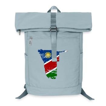 Carte de Namibie utilisée - Sac à dos ordinateur - bleu glacier - Devant