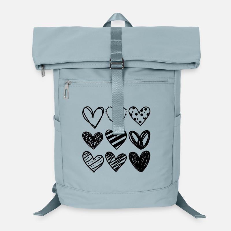 Neun Herzen Laptop-Rucksack 