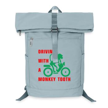 Driving with a monkey tooth - Affenzahn - Laptop-Rucksack  - Eisblau - Vorne