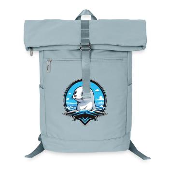 Small Seal Seals Sea - Laptop Backpack - ice blue - Front