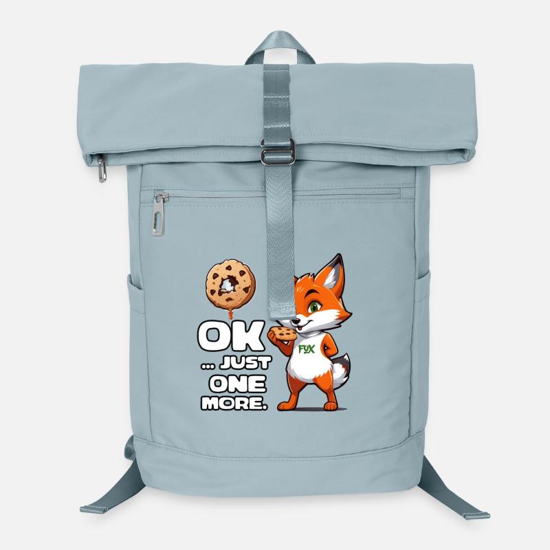 Foxy Cookie Quote Laptop-Rucksack 