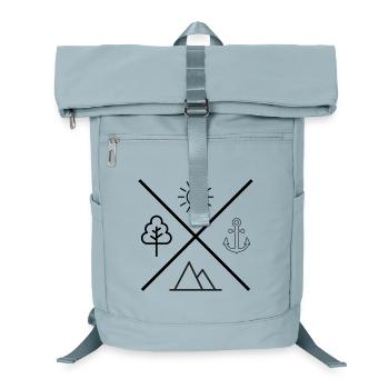 Leben - Laptop-Rucksack  - Eisblau - Vorne