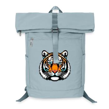 Tiger - Laptop Backpack - ice blue - Front